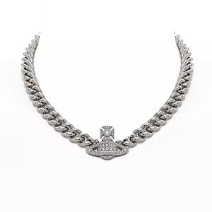 Vivienne Westwood Silver Small Graziella Choker Necklace - P102 Platinum